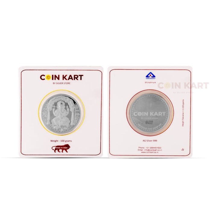 Elegant silver coin for gifting occasions