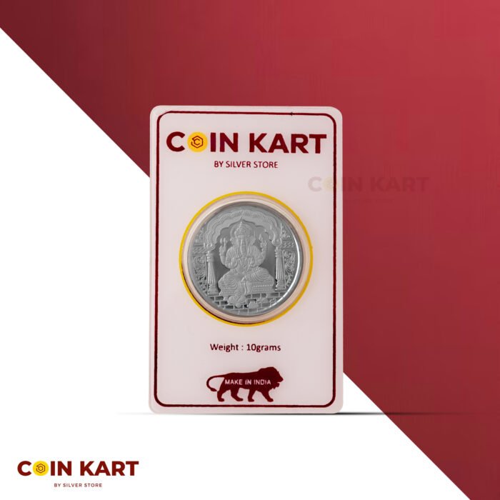 Beautifully crafted silver coin with premium finish