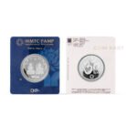 Premium silver coin with certified quality