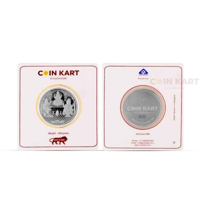 Trimoorthy 999 Silver Coin 100 Gram