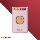 Fine gold coin supplied with authenticity certificate
