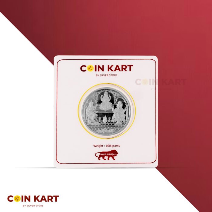 Trimoorthy 999 Silver Coin 100 Gram