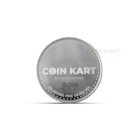 Silver coin featuring elegant craftsmanship