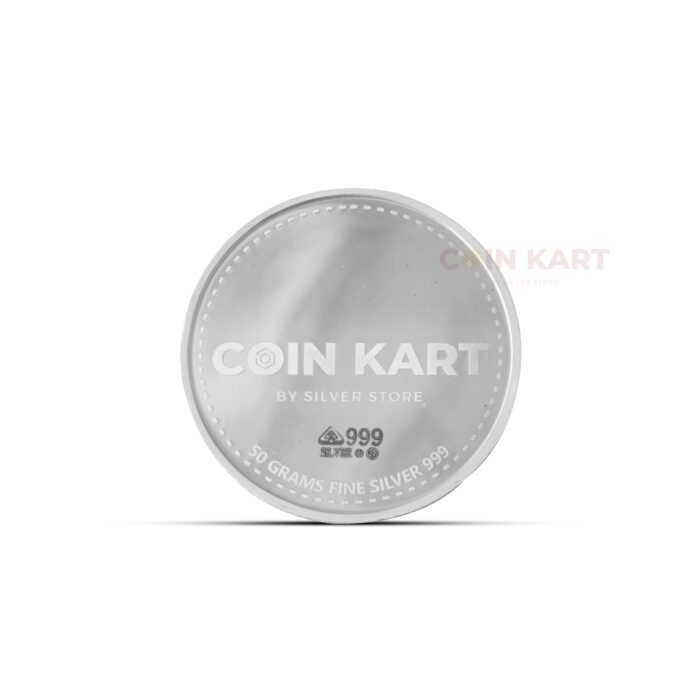 Pure silver coin symbolizing prosperity and abundance
