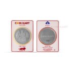 Premium silver coin with guaranteed purity