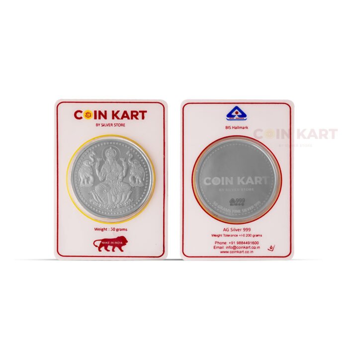 Premium silver coin with guaranteed purity
