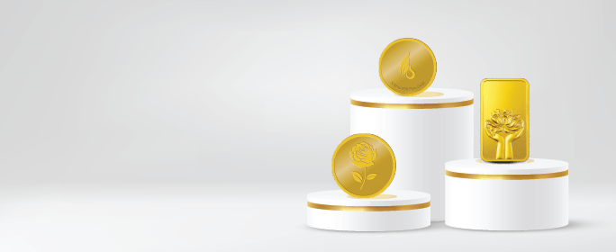 Shiny gold ingots stacked for investment