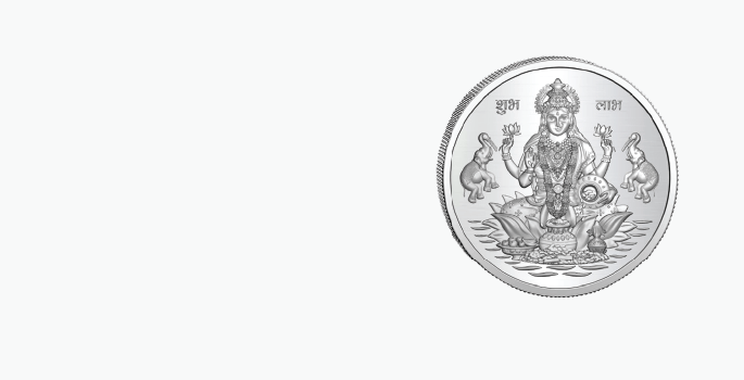 Fine silver bar with elegant lotus engraving