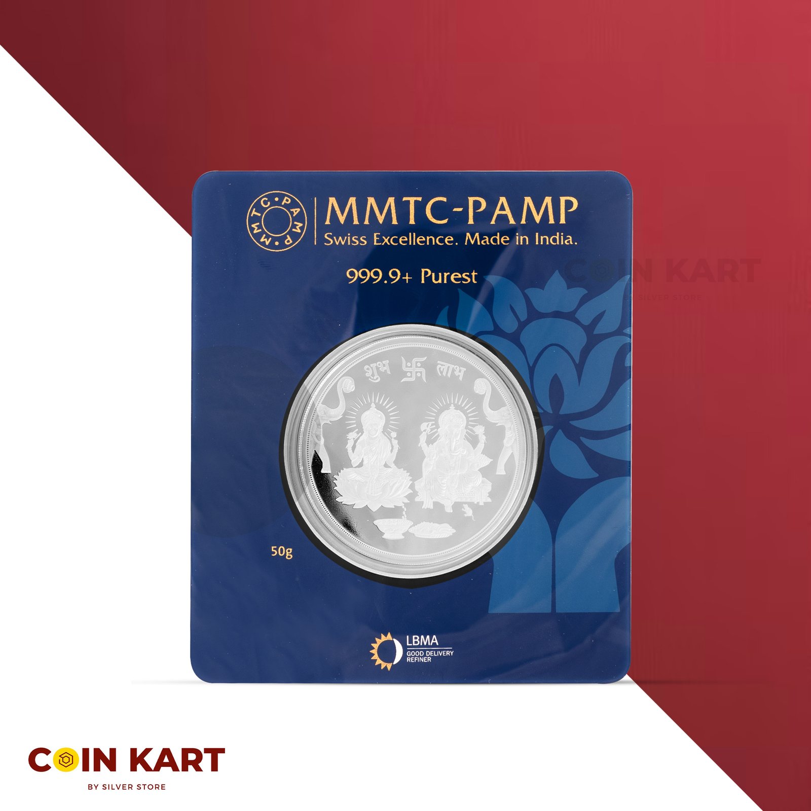 Silver bullion bar designed for investors