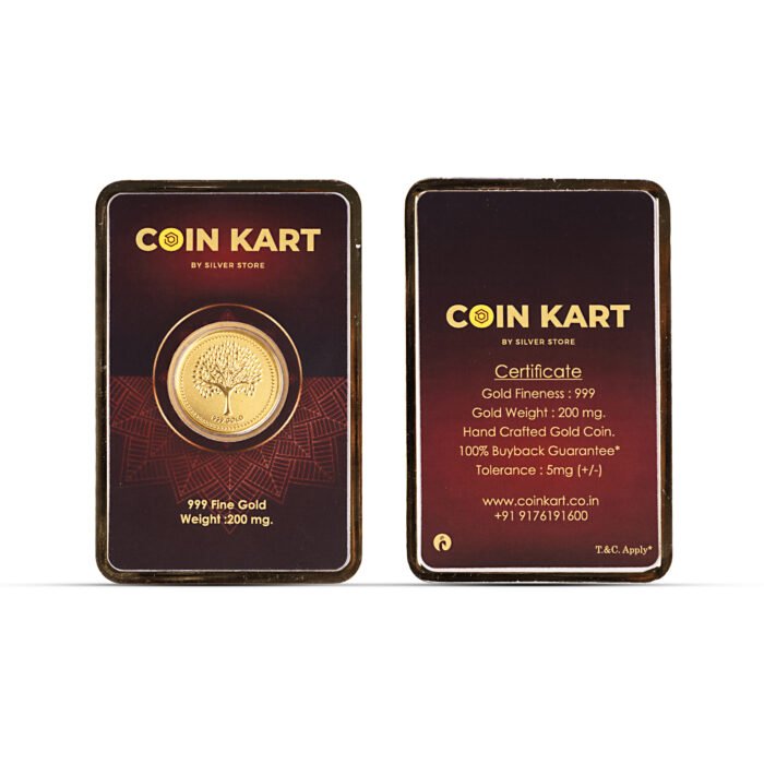 Pure gold coin available across India