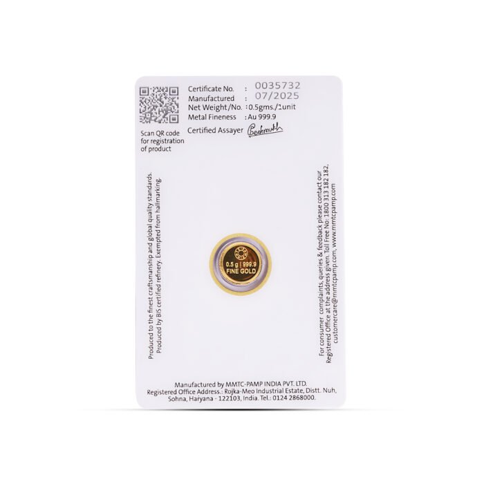 Certified gold bullion bar online